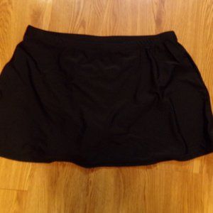 SUN STREAK BALCK SKIRTED SWIM TANKINI BOTTOM 18 LIKE NEW